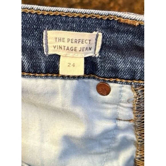 Madewell The Perfect Vintage Jean Maplewood Wash Size 24 LIKE NEW - Picture 4 of 8